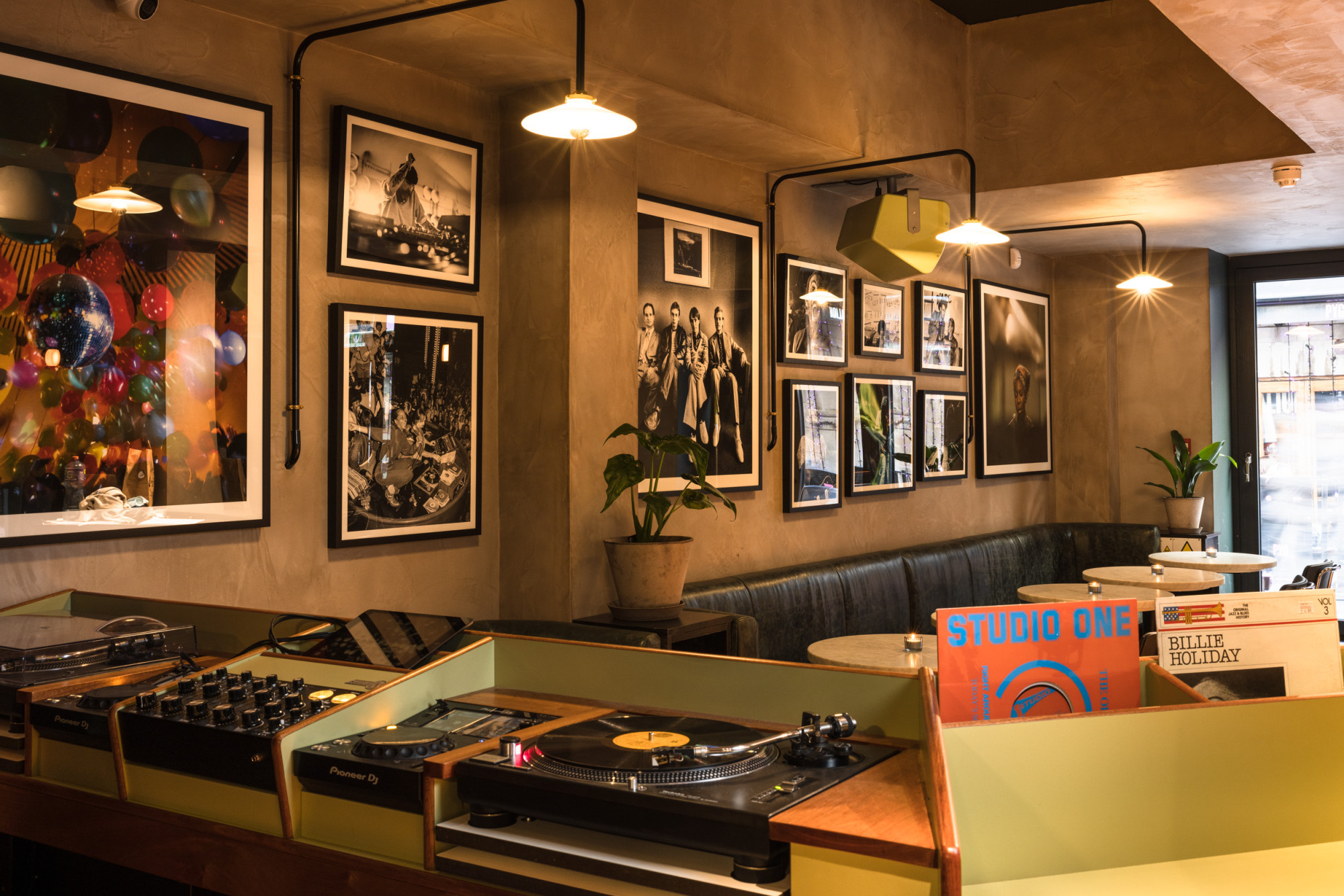 Row Wines DJ booth